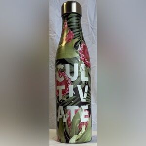 Studio Oh! CULTIVATE Floral Insulated Bottle - Green and Pink 25 oz.